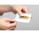 Porte-badge Click Fold, 90 x 54 mm, anti-rotation