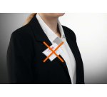 Porte-badge Click Fold, 90 x 54 mm, anti-rotation