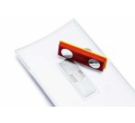 Porte-badge Click Fold, 90 x 54 mm, anti-rotation