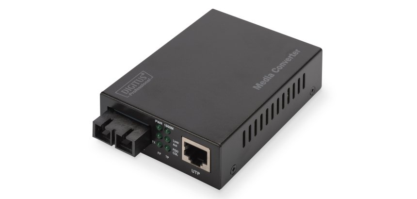 Digitus Convertitore Media Gigabit Ethernet , RJ45 / SC