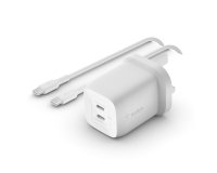 Belkin WCH013vf2MWH-B6 Portátil, Smartphone Blanco Corriente alterna Carga rápida Interior