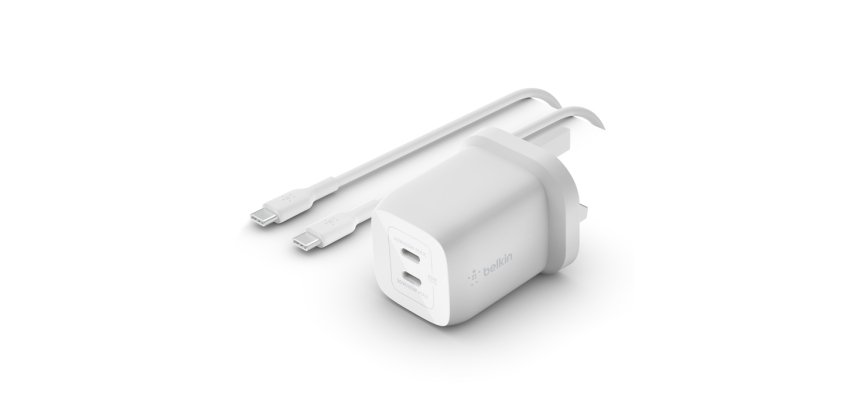 Belkin WCH013vf2MWH-B6 Portátil, Smartphone Blanco Corriente alterna Carga rápida Interior