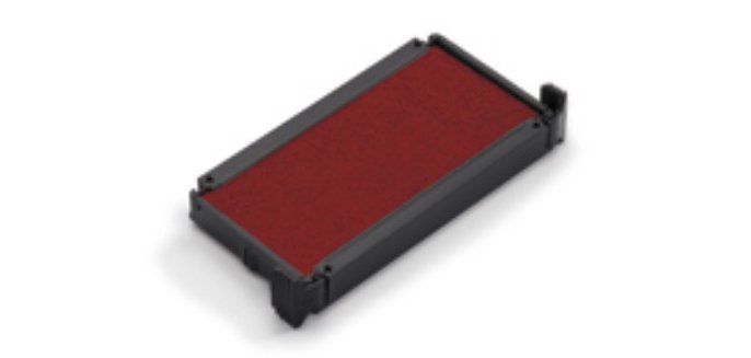 Cassette encrage trodat 6/4921c pour tampon encreur printy 4921 taille empreinte 12x12mm coloris rouge