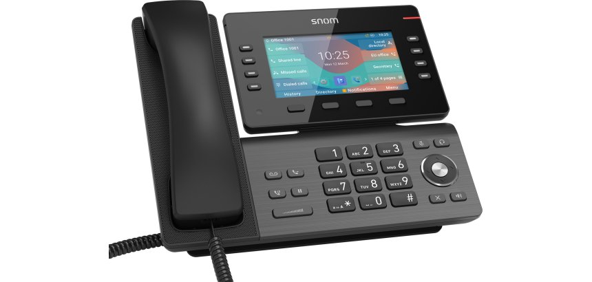 Snom D862 telefono IP Nero LCD