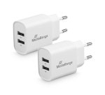 MediaRange MRMA114 oplader voor mobiele apparatuur Smartphone, Tablet Wit AC Binnen