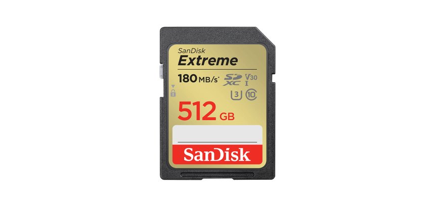 SanDisk Extreme 512 Go SDXC UHS-I Classe 10