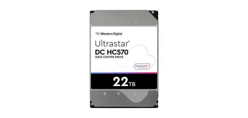 Western Digital Ultrastar DC HC570 disque dur 22 To 7200 tr/min 512 Mo 3.5" Série ATA III
