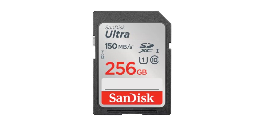 Carte mémoire SD Sandisk Carte Ultra 256GB SDXC Memory Card 150MB/s