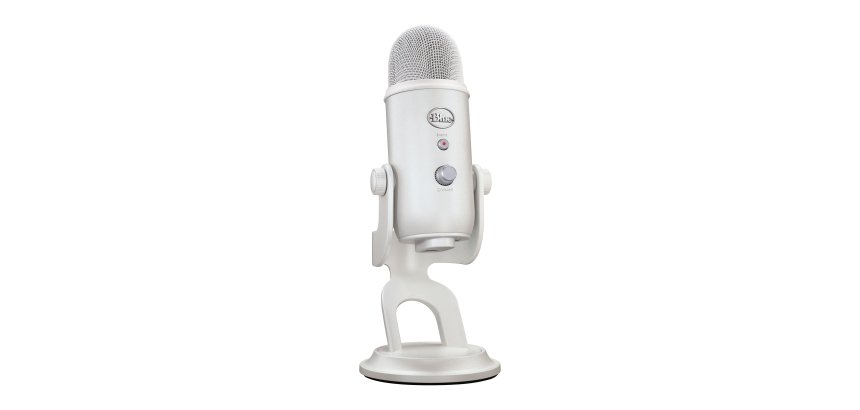 Blue Microphones Yeti Aurora Collection Blanco Micrófono de superficie para mesa