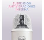 Blue Microphones Yeti Aurora Collection Blanco Micrófono de superficie para mesa