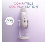 Blue Microphones Yeti Aurora Collection Blanco Micrófono de superficie para mesa