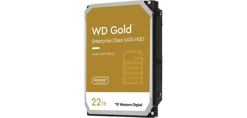 Western Digital Gold disque dur 22 To 7200 tr/min 512 Mo 3.5" Série ATA III