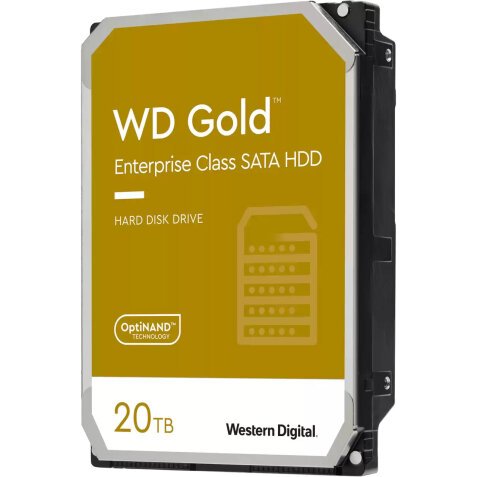 Western Digital Gold disco duro interno 20 TB 7200 RPM 512 MB 3.5" Serial ATA III