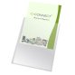 Étui protection q-connect pvc transparent 15/100e a6 105x148mm contour soudé en u