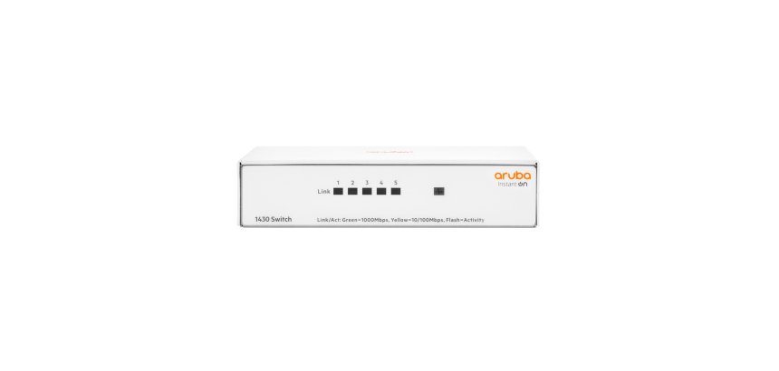HPE Aruba Networking Aruba Instant On 1430 5G Non gestito L2 Gigabit Ethernet (10/100/1000) Bianco