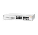 HPE Aruba Networking Aruba Instant On 1430 16G Class4 PoE 124W Non-géré L2 Gigabit Ethernet (10/100/1000) Connexion Ethernet, supportant l'alimentation via ce port (PoE) 1U Blanc