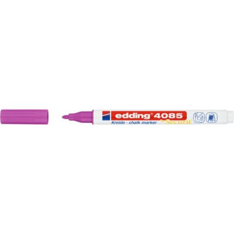 4085 Marqueur craie liquide 4085. Couleur framboise. Pointe fine