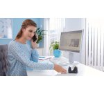 Dévidoir de bureau Smart ecoLogo, équipé, noir