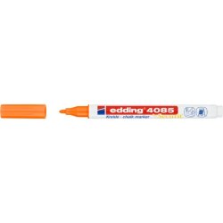 4085 Marqueur craie liquide 4085. Couleur orange fluorescent. Pointe fine