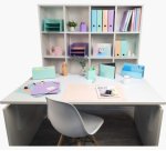 Sous-mains en carton rigide Aquarel 57,5x37,5cm