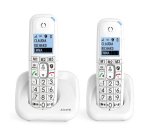 Teléfono Alcatel XL785 DUO Teléfono DECT/analógico Identificador de llamadas Blanco