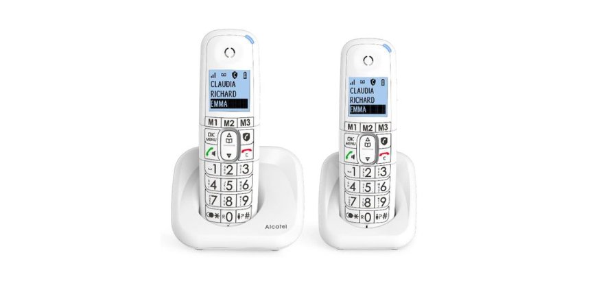 Teléfono Alcatel XL785 DUO Teléfono DECT/analógico Identificador de llamadas Blanco