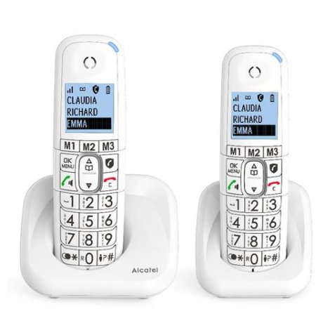 Teléfono Alcatel XL785 DUO Teléfono DECT/analógico Identificador de llamadas Blanco