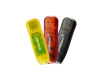 Intenso Rainbow 3x32GB Yellow/Red/Black USB flash drive USB Type-A 2.0 Transparent