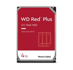 Western Digital Red Plus disco duro interno 4 TB 5400 RPM 256 MB 3.5" Serial ATA III