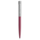 Stylo-bille waterman allure deluxe pointe moyenne bouchon chrome  corps rose encre bleu coffret cadeau