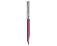 Stylo-bille waterman allure deluxe pointe moyenne bouchon chrome  corps rose encre bleu coffret cadeau