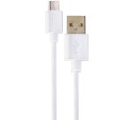 DCU Advance Tecnologic 30401225 câble USB USB 2.0 1 m USB A Micro-USB A Blanc