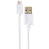 DCU Advance Tecnologic 30401225 câble USB USB 2.0 1 m USB A Micro-USB A Blanc