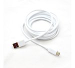 DCU Advance Tecnologic 30402065 câble USB USB 3.2 Gen 1 (3.1 Gen 1) 2 m USB C USB A Blanc