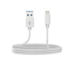 DCU Advance Tecnologic 30402065 câble USB USB 3.2 Gen 1 (3.1 Gen 1) 2 m USB C USB A Blanc