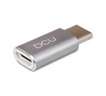 DCU Advance Tecnologic 30402025 changeur de genre de câble USB C Micro-USB A Gris
