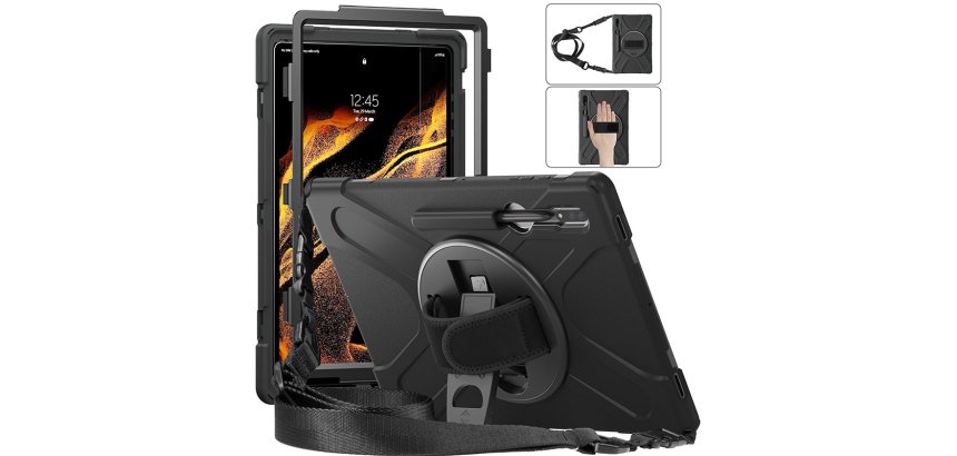 DLH DY-RC4587 étui pour tablette 37,1 cm (14.6") Housse Noir