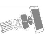 DCU Advance Tecnologic 36100420 support Support actif téléphone Noir