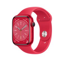 Apple Watch Series 8 OLED 45 mm Numérique 396 x 484 pixels Écran tactile Rouge Wifi GPS (satellite)