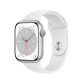 Apple Watch Series 8 OLED 41 mm Numérique 352 x 430 pixels Écran tactile Argent Wifi GPS (satellite)