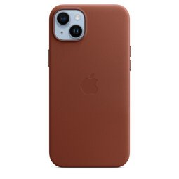 APPLE Coque iPhone Coque cuir MagSafe iPhone 14 Plus- Marron