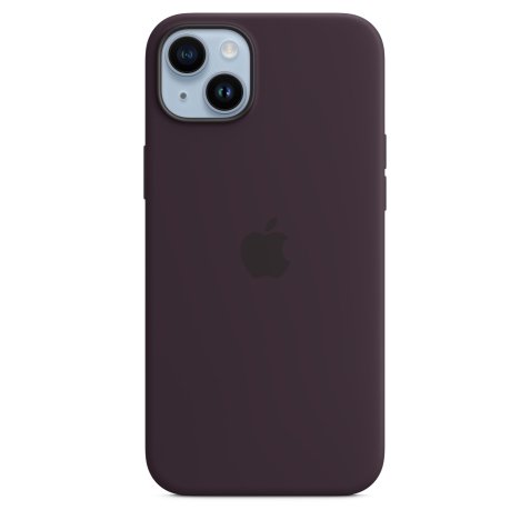 APPLE Etui 14 Plus Silicone Violet MagSafe