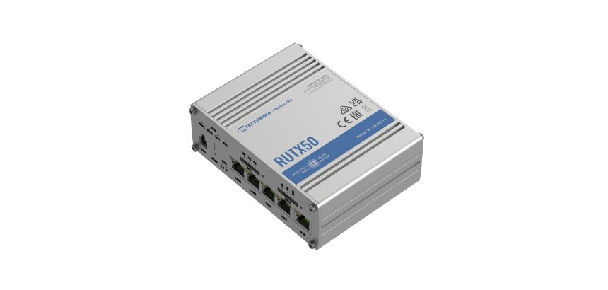 Teltonika RUTX50 routeur sans fil Gigabit Ethernet 5G Acier inoxydable