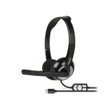 Hamlet HHEADMUS-C headphones/headset Wired Head-band Calls/Music USB Type-C Black