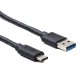 Hamlet XCU3A-UC31-MM10 USB cable USB 3.2 Gen 1 (3.1 Gen 1) 1 m USB C USB A Black