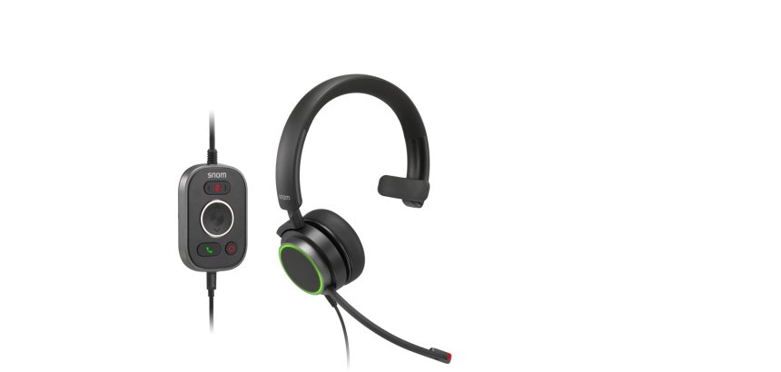 Snom A330M Headset Wired Head-band USB Type-A Black