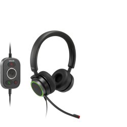 Snom A330D Headset Wired Head-band Office/Call center USB Type-A Black