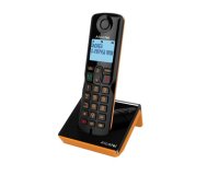 Teléfono Alcatel S280 Teléfono DECT Identificador de llamadas Negro, Naranja