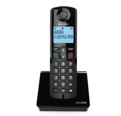 Teléfono  Alcatel S280 EWE Teléfono DECT Identificador de llamadas Negro