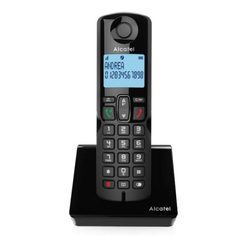 Teléfono Alcatel S280 EWE Teléfono DECT Identificador de llamadas Negro